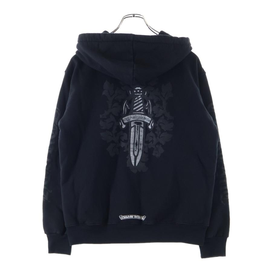 CHROME HEARTS（クロムハーツ） SWTSHRT HD ZIP バックヴァインダガー