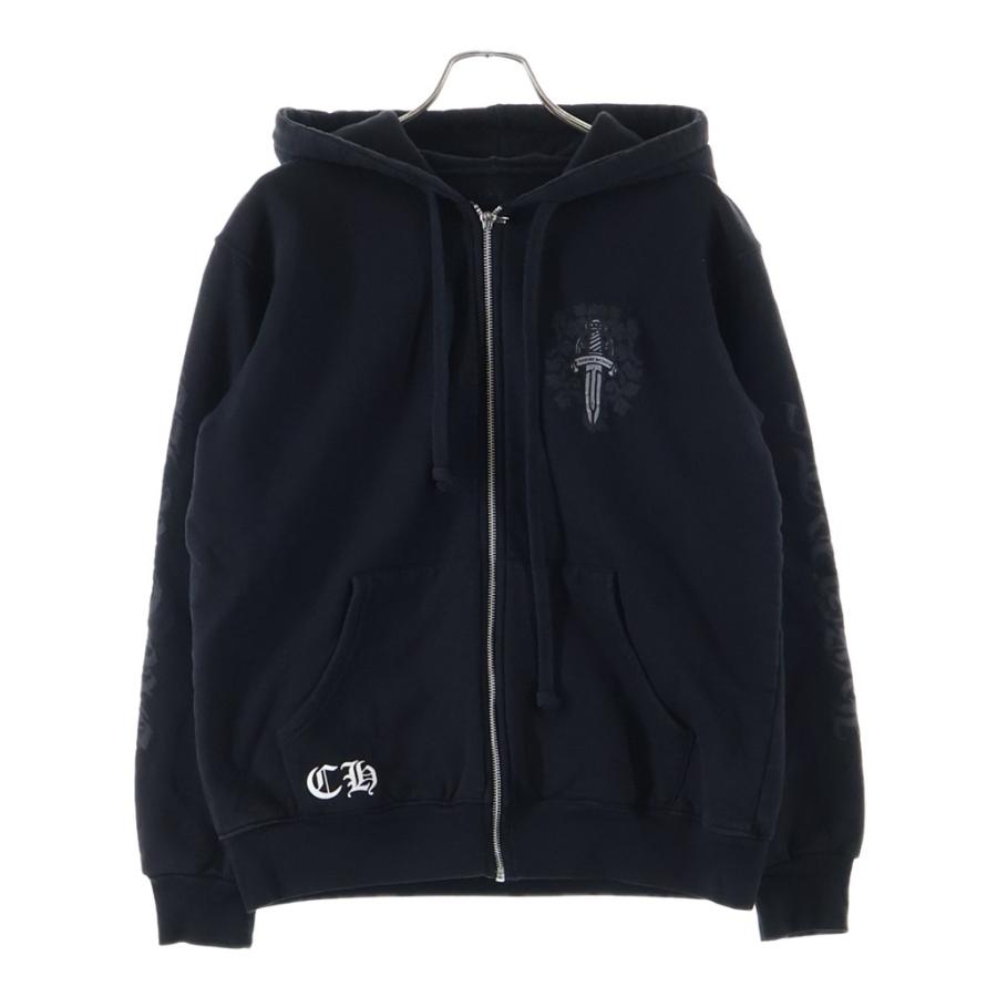 CHROME HEARTS（クロムハーツ） SWTSHRT HD ZIP バックヴァインダガー