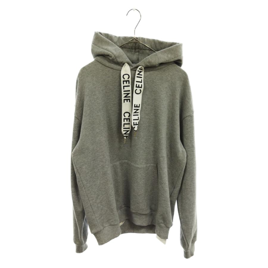 セリーヌ 21AW コットンフリースルーズドローコードスウェットプル