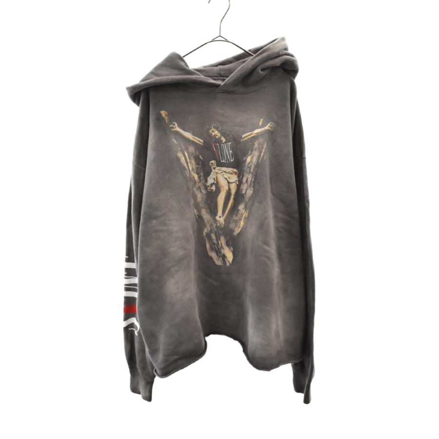 クリアランス販売 セントマイケル 22ss ヴィーロン メンズファッション ヴィンテージ加工プルオーバーパーカー 3622e Bring S22