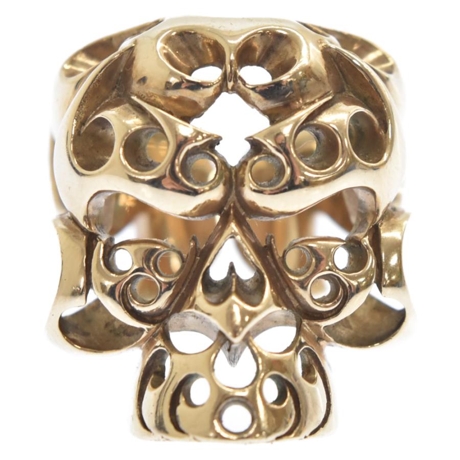 テンダーロイン T-SKULL RING GOLD ボルネオスカルリング ピンク 