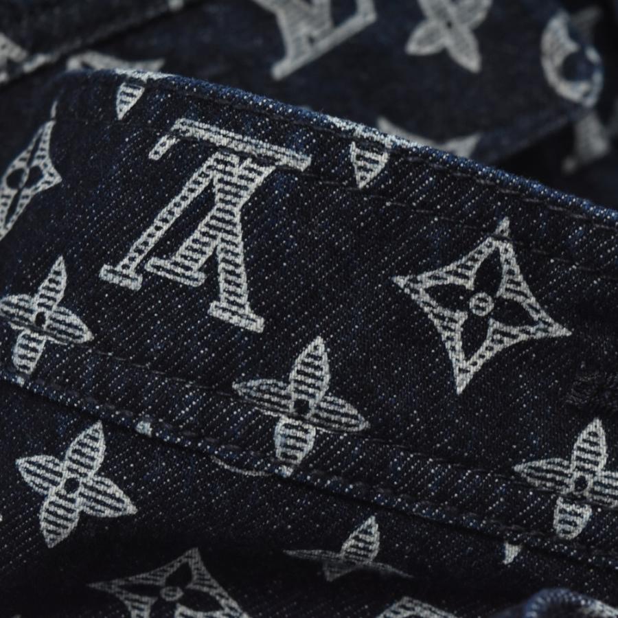 LOUIS VUITTON ルイヴィトン 18AW モノグラム デニムジャケット LOUIS VUITTON ルイヴィトン 18AW モノグラム デニムジャケット