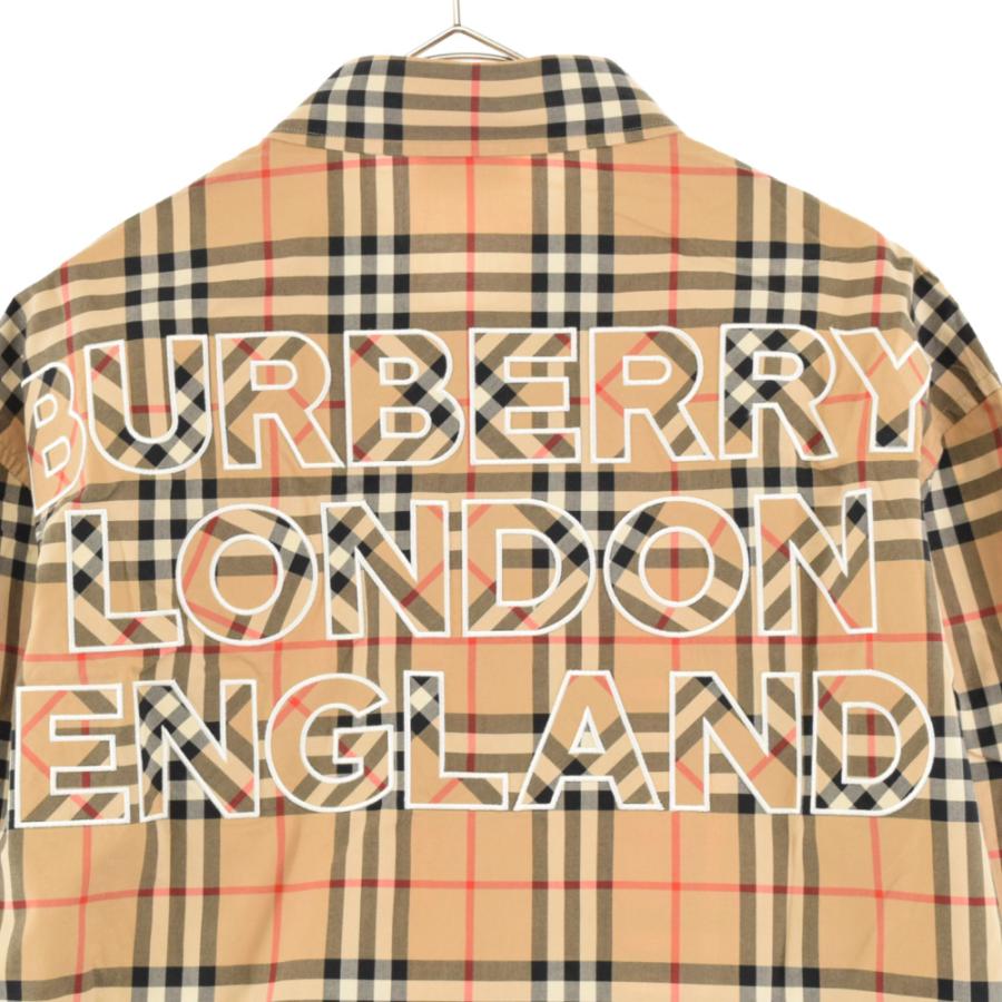 BURBERRY バーバリー ノバチェック バックロゴプリント オーバー BURBERRY バーバリー ノバチェック バックロゴプリント オーバー