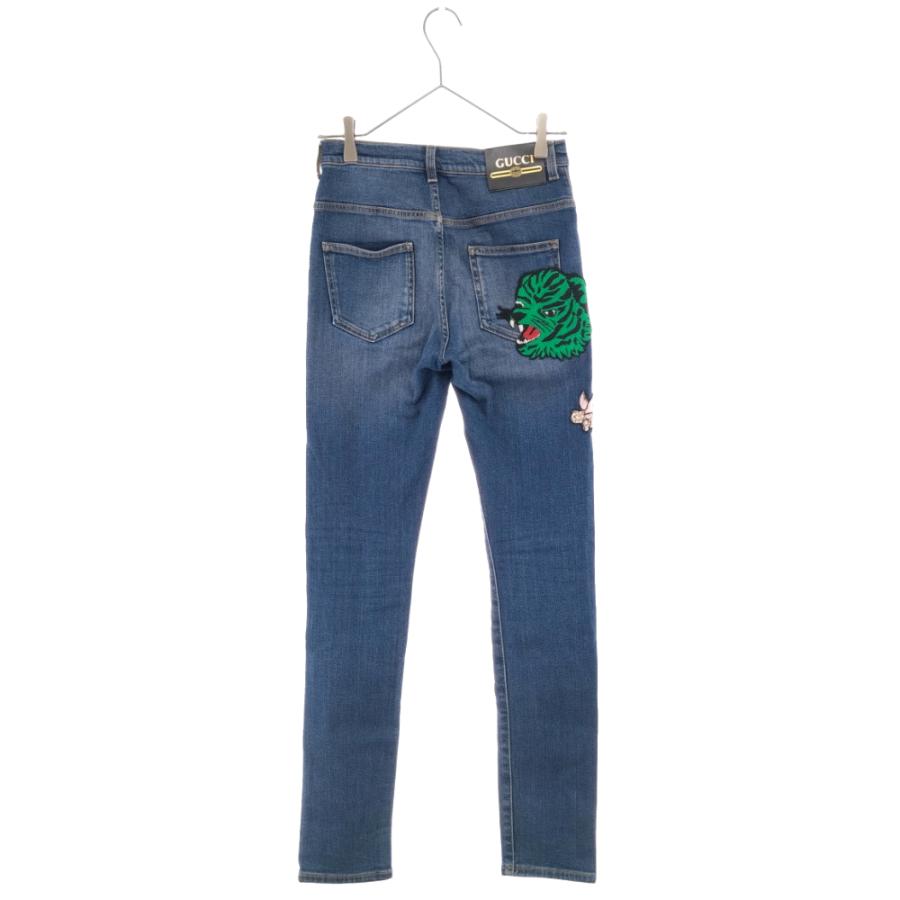 GUCCI グッチ パッチワーク スキニー デニムパンツ ジーパン GUCCI グッチ パッチワーク スキニー デニムパンツ ジーパン