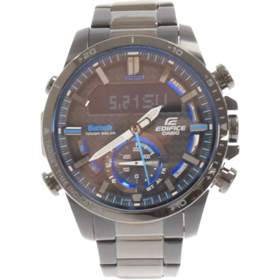 カシオ EDIFICE エディフィス ソーラークォーツ ウォッチ 電波式