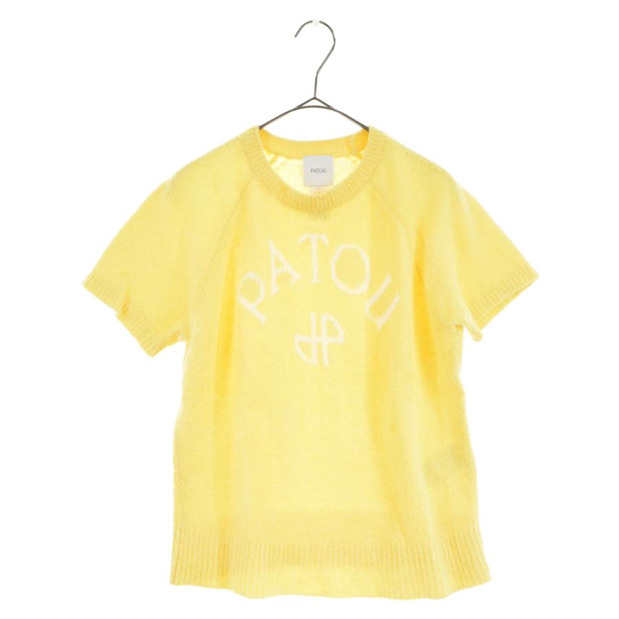 PATOU パトゥー 23SS ロゴジャガードニットトップ クルーネック PATOU パトゥー 23SS ロゴジャガードニットトップ クルーネック