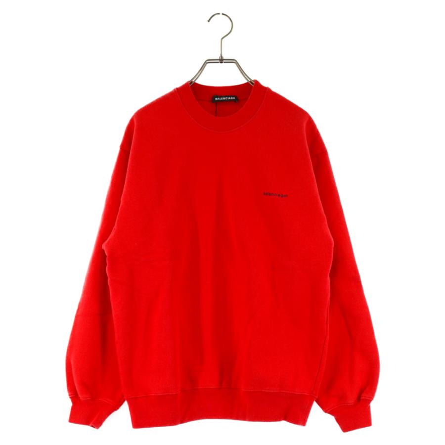 BALENCIAGA バレンシアガ ロゴ 裏起毛 クルーネック スウェット 