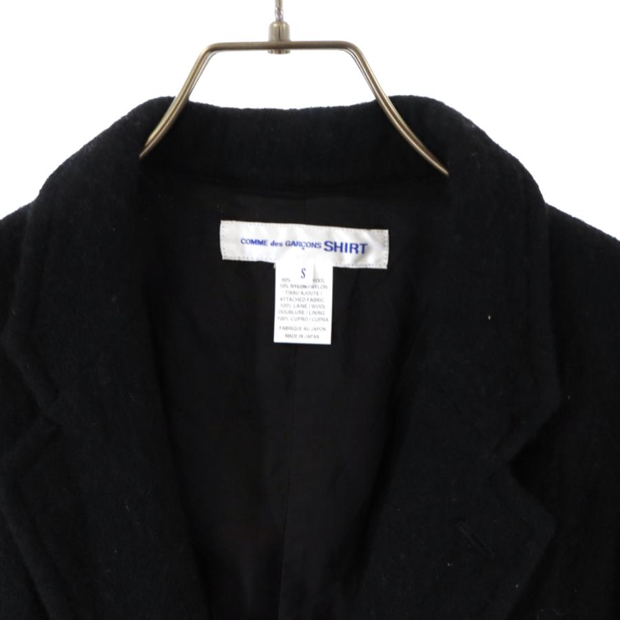 COMME des GARCONS SHIRT コムデギャルソンシャツ Chester Wool Coat チェスターウールコート ブラック FJ-C002｜shopbring｜03