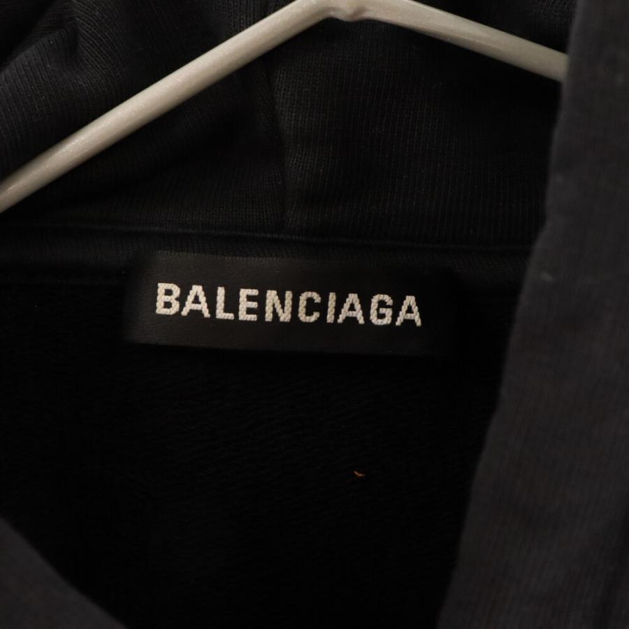 BALENCIAGA バレンシアガ 19AW Logo Print Pullover Hoodie ロゴ