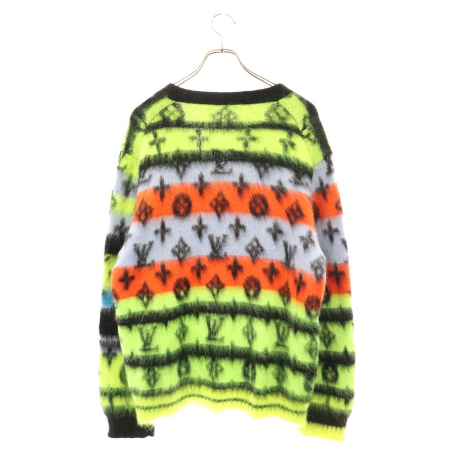 LOUIS VUITTON ロゴ モヘア カーディガン S LOUIS VUITTON ロゴ モヘア カーディガン S