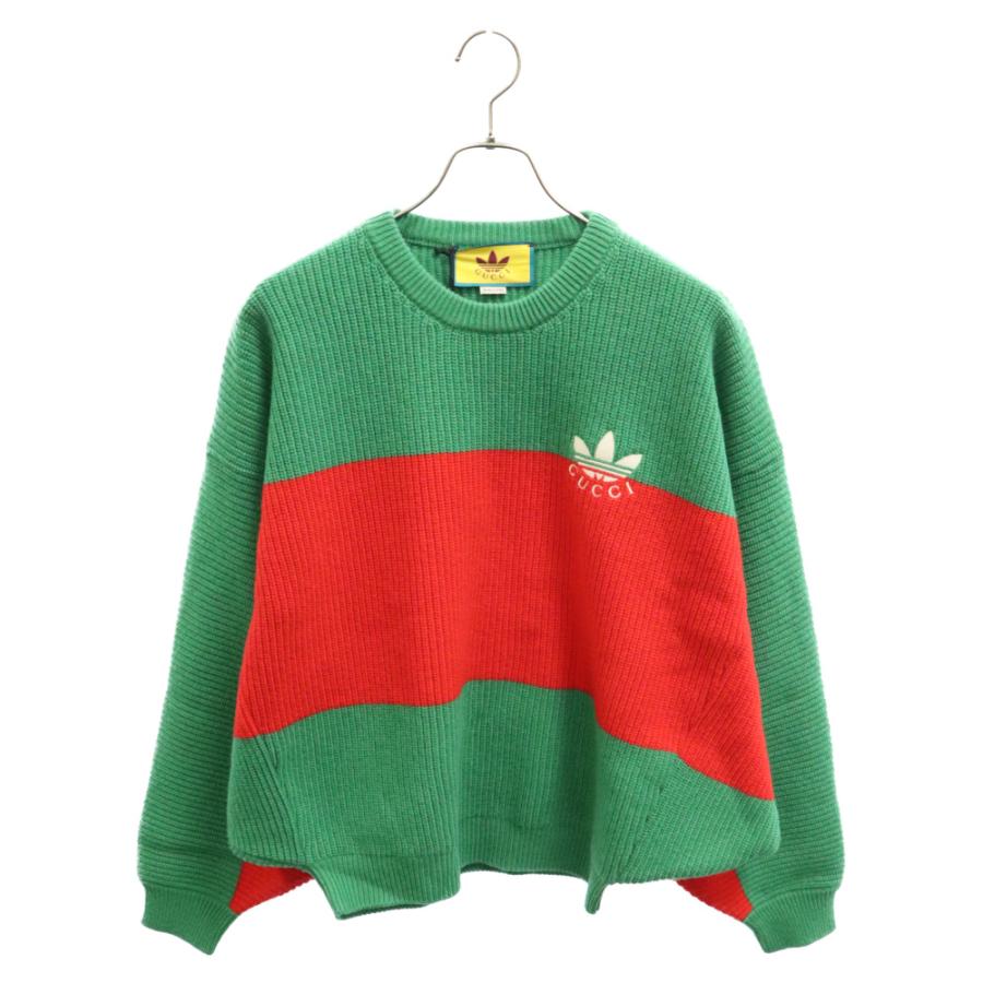 GUCCI（グッチ） グッチ×adidas 696291 XKCH7 ロゴ刺繍2トーン