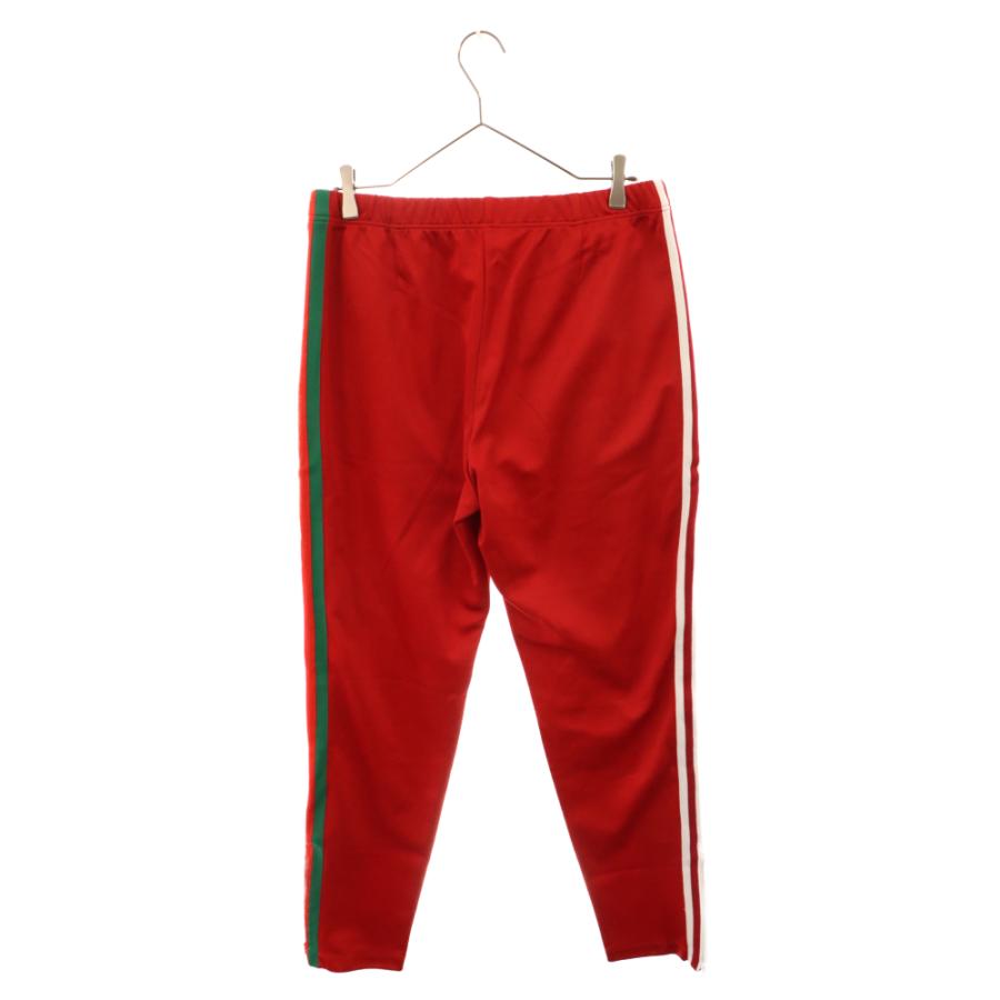 GUCCI（グッチ） ×adidas ロゴパッチサイドライントラックロングパンツ