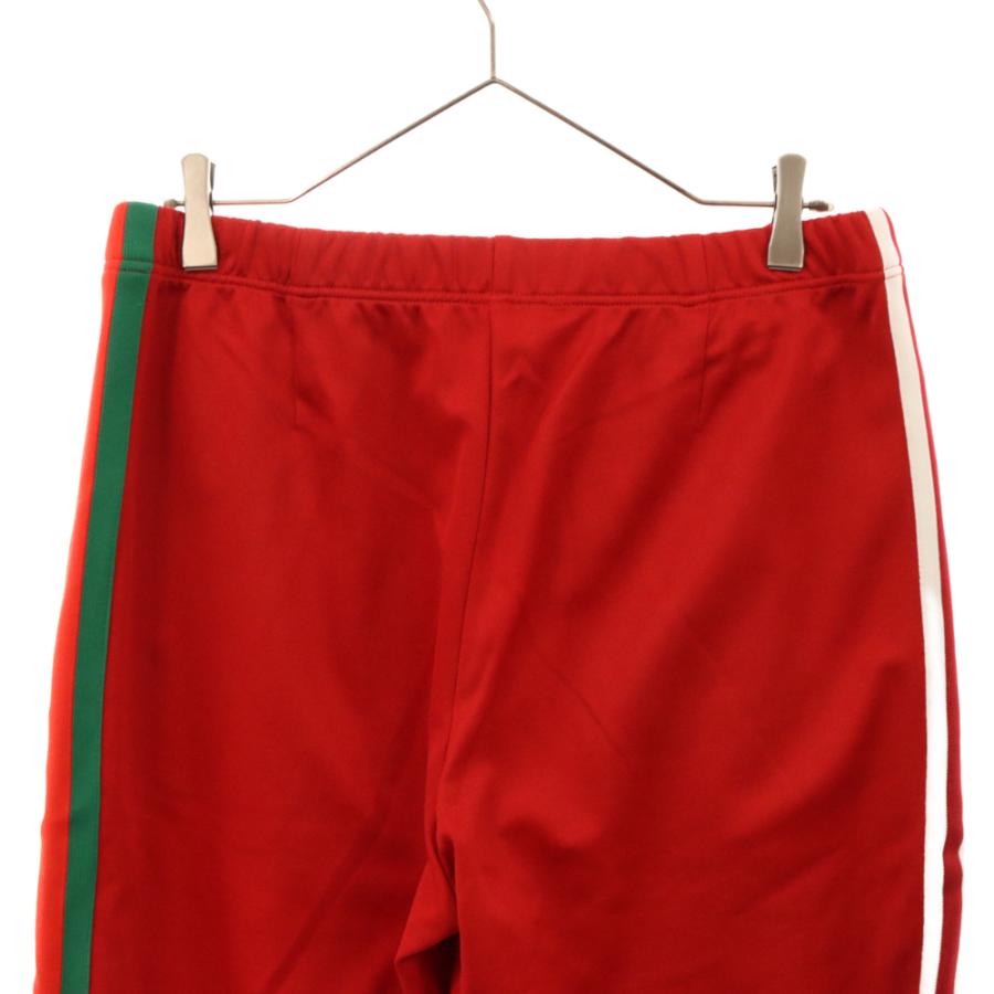 GUCCI（グッチ） ×adidas ロゴパッチサイドライントラックロングパンツ