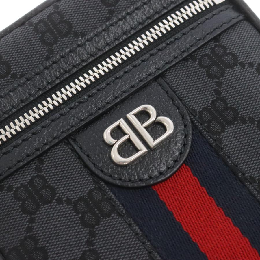 GUCCI グッチ×バレンシアガ ハッカープロジェクト ショルダーバッグ 680129 ブラック｜shopbring｜05