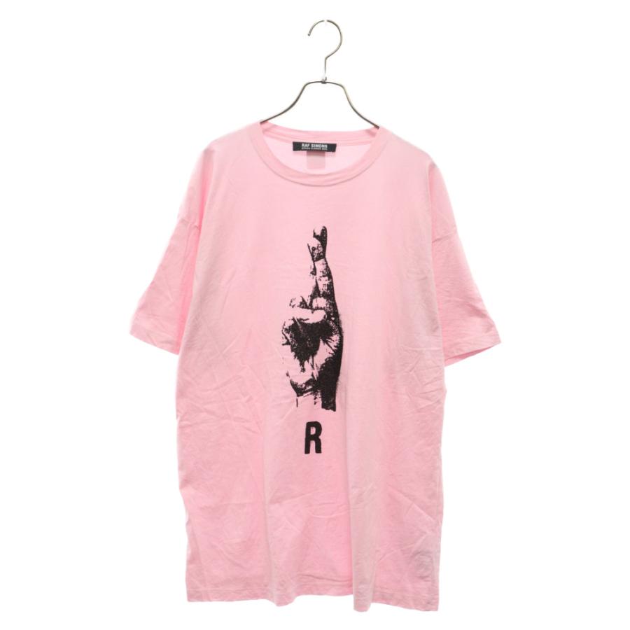 RAF SIMONS ラフシモンズ 23SS OVERSIZED T-SHIRT WITH HAND SIGN 