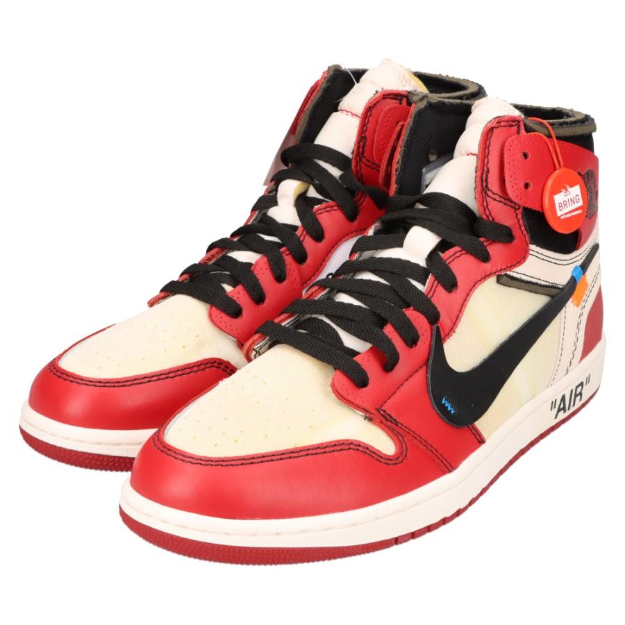 NIKE ナイキ × オフホワイト ザテン エアジョーダン1 シカゴ NIKE ナイキ × オフホワイト ザテン エアジョーダン1 シカゴ