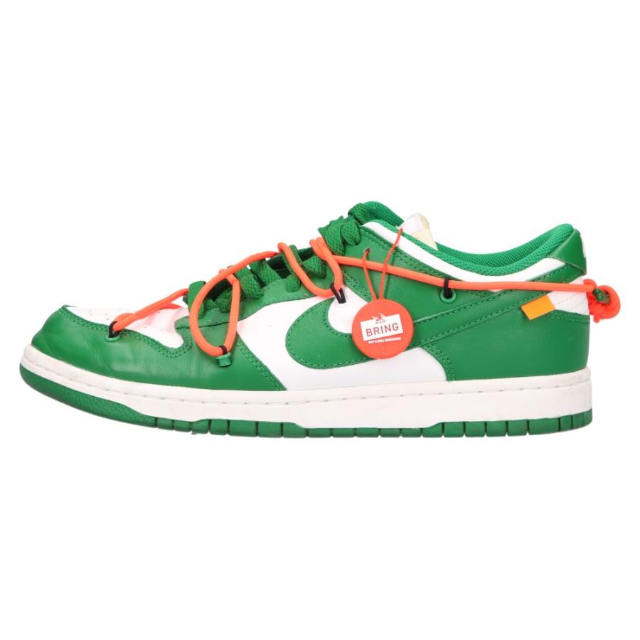 NIKE ナイキ ×OFF-WHITE DUNK LOW WHITE/PINEGREEN CT0856-100 オフ 