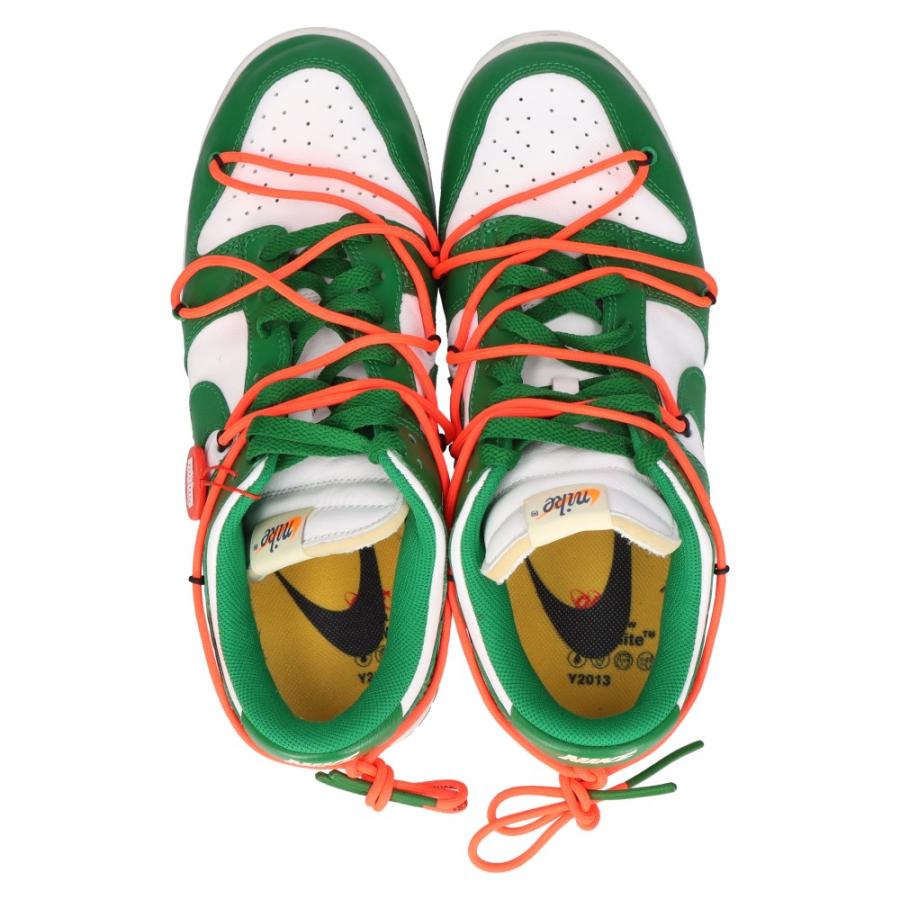 NIKE ナイキ ×OFF-WHITE DUNK LOW WHITE/PINEGREEN CT0856-100 オフ 