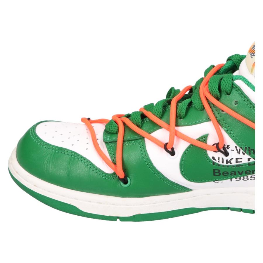 NIKE ナイキ ×OFF-WHITE DUNK LOW WHITE/PINEGREEN CT0856-100 オフ 