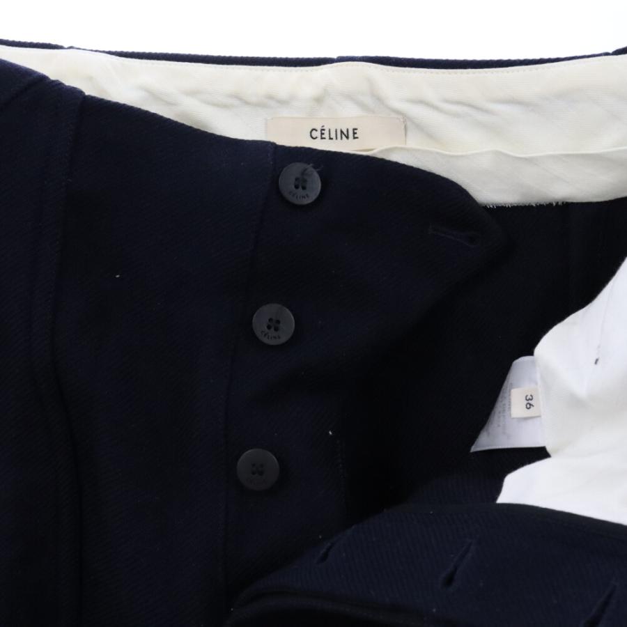 CELINE セリーヌ フィービー期 ウールワイドパンツ スラックス 2 CELINE セリーヌ フィービー期 ウールワイドパンツ スラックス 2
