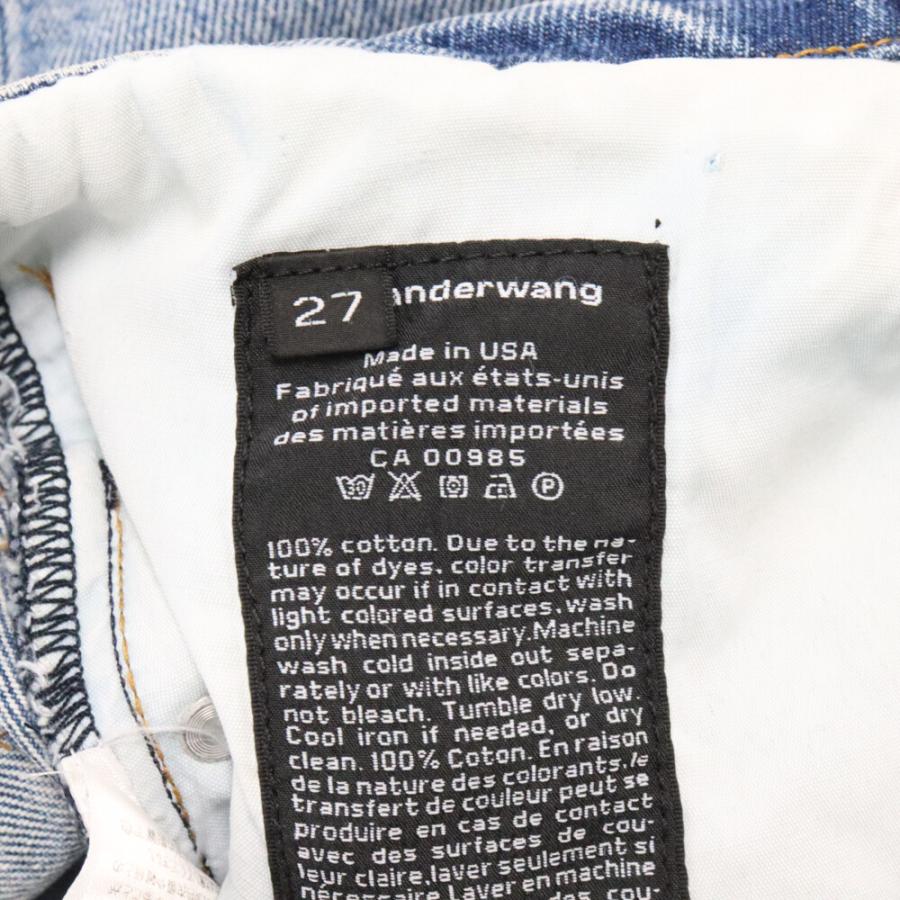 alexanderwang（アレキサンダー・ワン） 折り返しウォッシュ加工デニム
