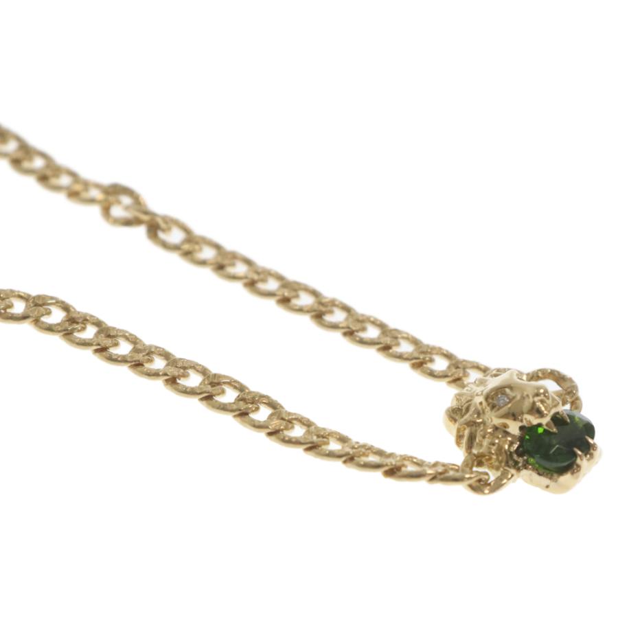 GUCCI グッチ K18YG Lion Head Bracelet with Chrome Diopside GUCCI グッチ K18YG Lion Head Bracelet with Chrome Diopside