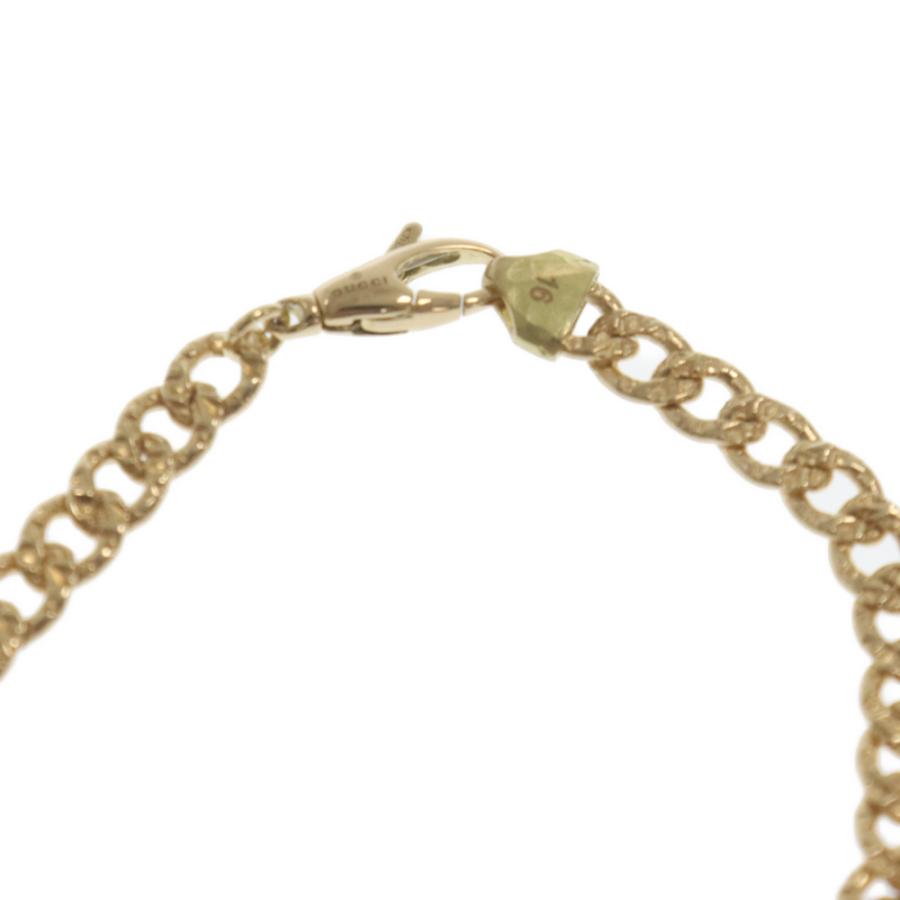 GUCCI グッチ K18YG Lion Head Bracelet with Chrome Diopside GUCCI グッチ K18YG Lion Head Bracelet with Chrome Diopside