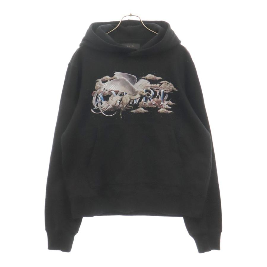 AMIRI（アミリ） PEGASUS SCRIPT HOODIE ペガサスプリントフーディー 