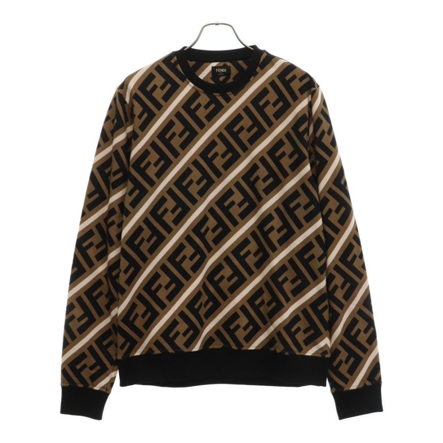 FENDI（フェンディ） 20AW ズッカ柄 FFロゴスウェットトレーナー