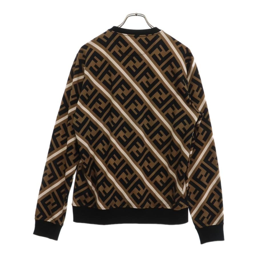 美品 FENDI トレーナー FF柄 ズッカ柄 スウェット Lサイズ FENDI（フェンディ） 20AW ズッカ柄 FFロゴスウェットトレーナー