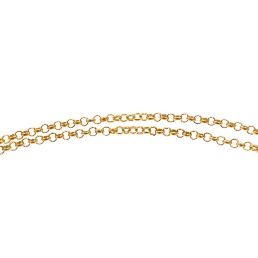 CHROME HEARTS フィリグリークロスチャーム×ロールチェーン20インチ