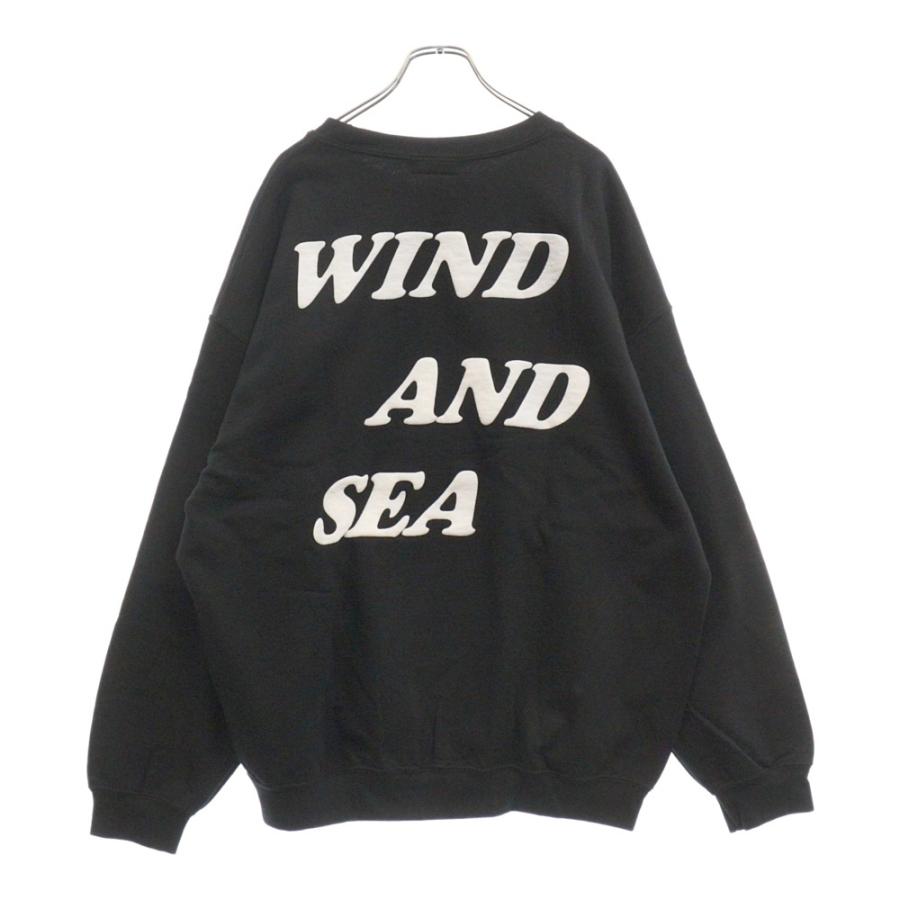 WIND AND SEA ウィンダンシー ロゴプリント クルーネック スウェット  