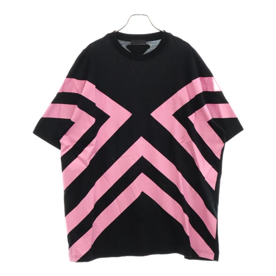 PRADA プラダ 21SS オーバーサイズ プリント 半袖Tシャツ PRADA プラダ 21SS オーバーサイズ プリント 半袖Tシャツ