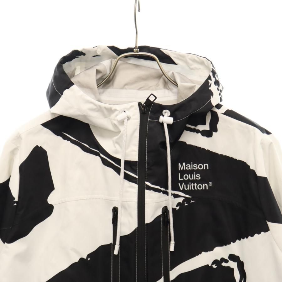 Louis Vuitton フード付きパーカー ブラック/ホワイト - メルカリ