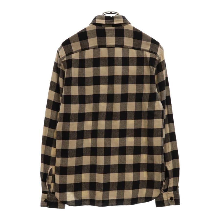 RRL ダブルアールエル ブロックチェック 長袖シャツ ブラック/ホワイト 