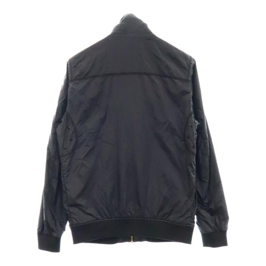 DIESEL ディーゼル ナイロン ジップアップジャケット ブラック : BRING 