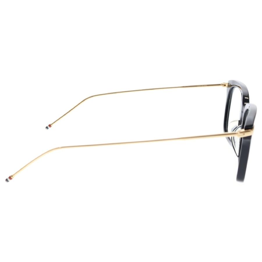 THOM BROWNE トムブラウン TB-701 クリアレンズ サングラス 眼鏡 ブラック/ゴールド THOM BROWNE（トム ブラウン） TB-701 クリアレンズ サングラス 眼鏡