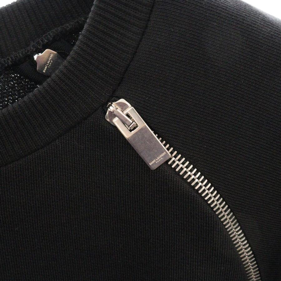 Saint Laurent Paris ジップデザイン スウェット