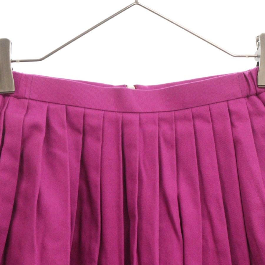 Yori yori ヨリ コットン プリーツ ロングスカート パープル  