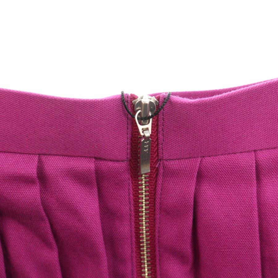 Yori yori ヨリ コットン プリーツ ロングスカート パープル  