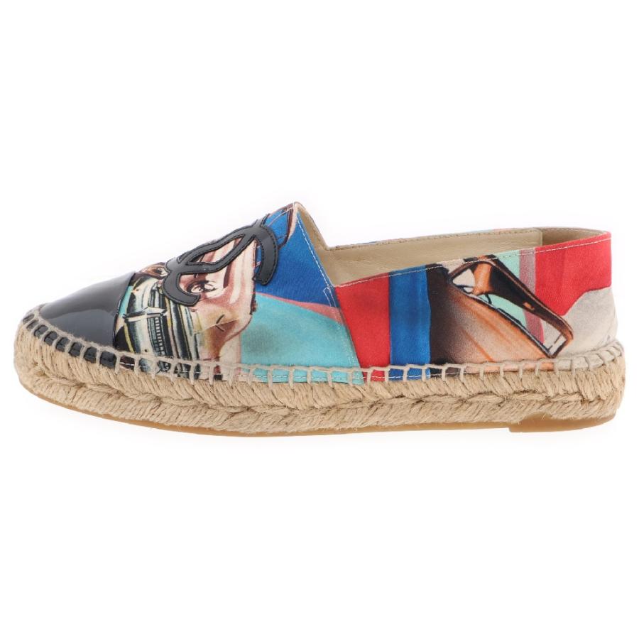 CHANEL シャネル エスパドリーユ ココマーク スリッポン ローカット  