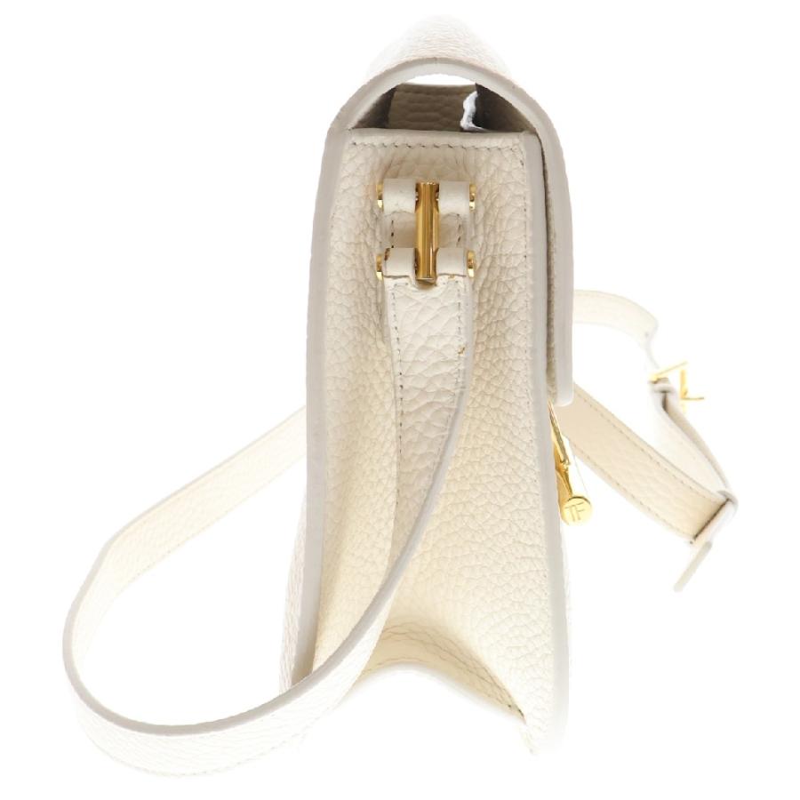 TOM FORD トムフォード Tara タラ Tプレート レザー ショルダーバッグ 