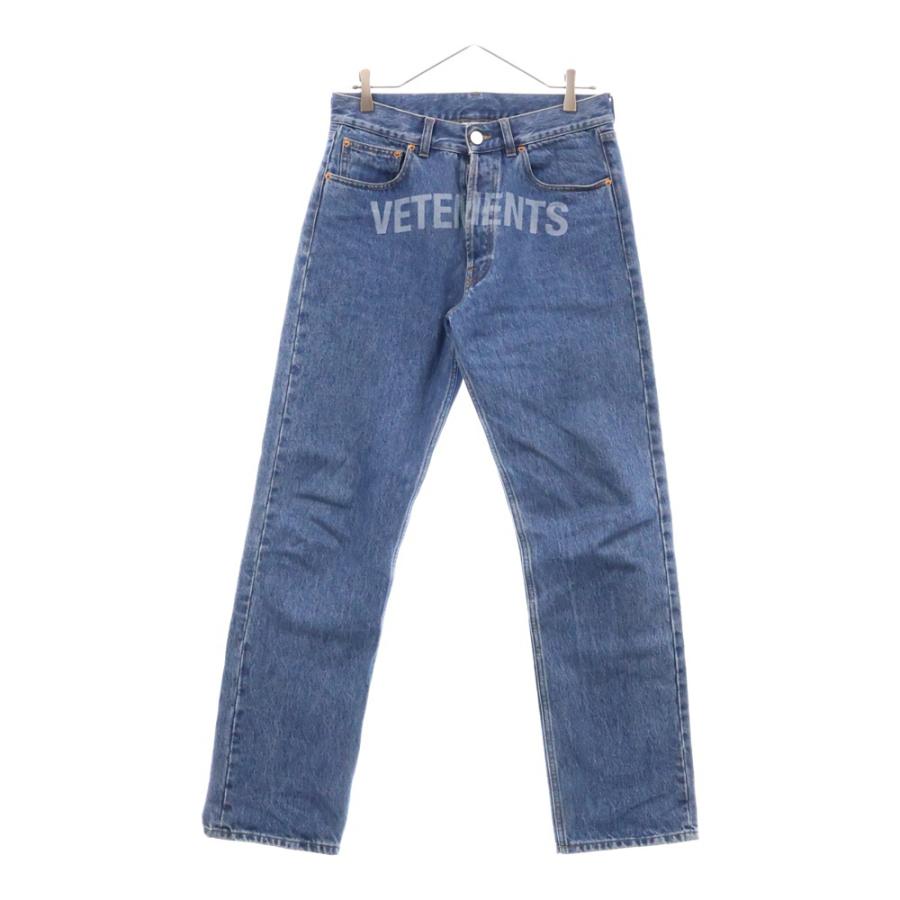 VETEMENTS ヴェトモン 20AW Laser Jean Washed Pants フロント VETEMENTS ヴェトモン 20AW Laser Jean Washed Pants フロント