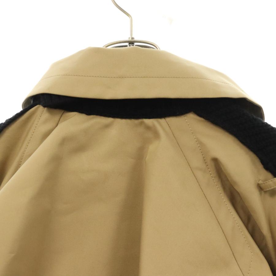 sacai Sacai サカイ 21AW ニット切替 ドッキング トレンチコート sacai Sacai サカイ 21AW ニット切替 ドッキング トレンチコート