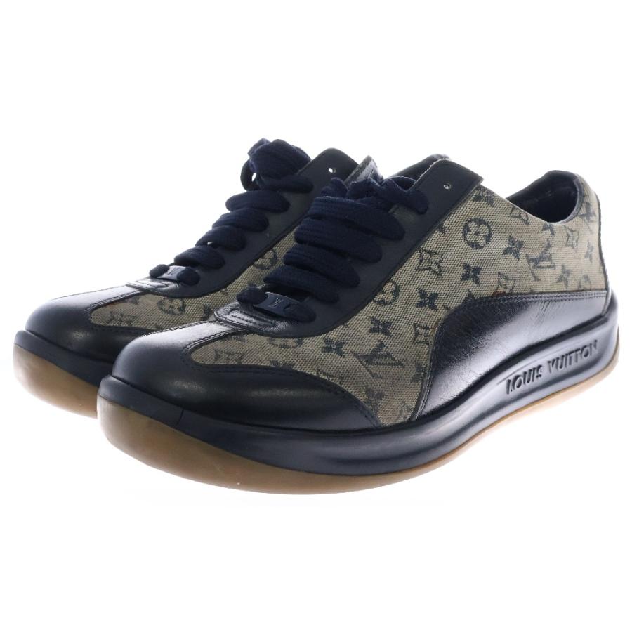 LOUIS VUITTON ルイヴィトン モノグラム キャンバス レザー切替  