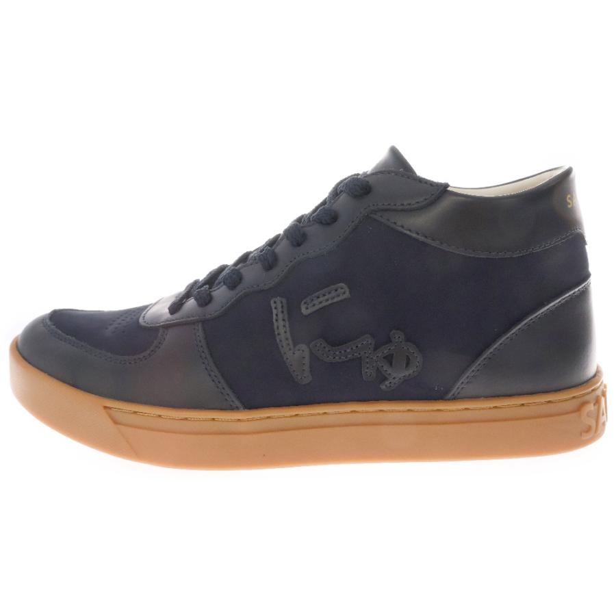 Sangacio サンガッチョ SG MID レースアップ ミッドカットスニーカー 