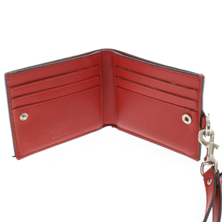 未使用級 ヴァレンティノガラヴァーニ VLTN ネックウォレット 二つ折り財布 VALENTINO GARAVANI】ヴァレンティノガラヴァーニ『VLTN ネック