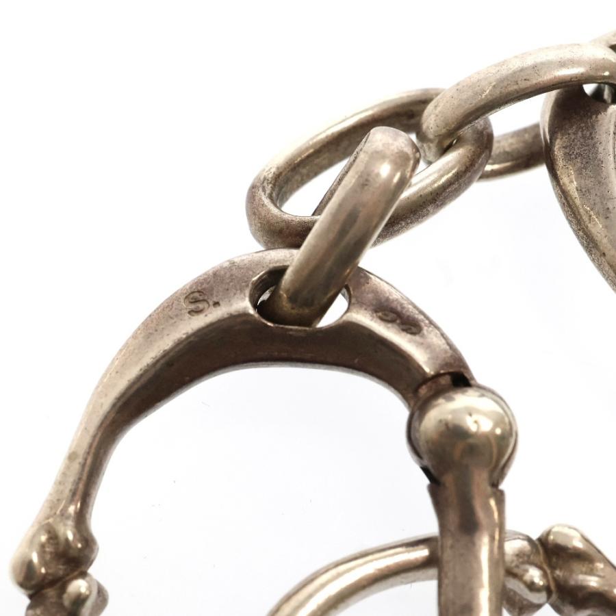 タカヒロミヤシタザソロイスト bone shaped carabiner bracelet L
