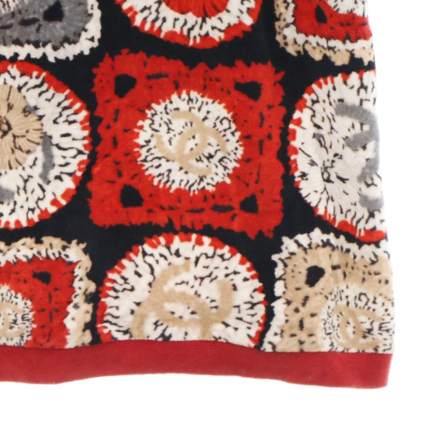 CHANEL（シャネル） ココマーク 総柄 ベロア クルーネック 半袖Tシャツ 