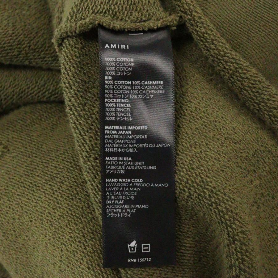 AMIRI（アミリ） ポケットジップ ショットガン加工 スウェットプル